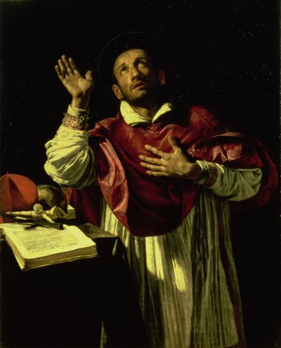 St. Carlo Borromeo, c.1610 by Orazio Borgianni